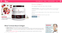 Desktop Screenshot of amino-collagen.com